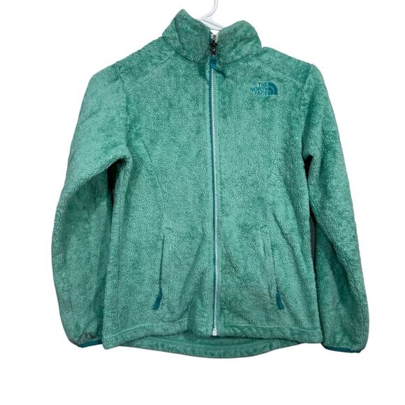 The North Face Mint Green Osito Fleece Jacket - Picture 1 of 4